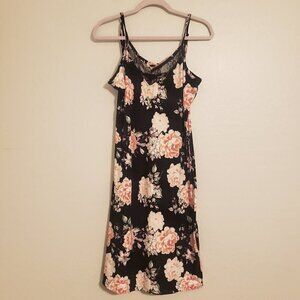 Derek Heart floral summer dress Size L NWT
